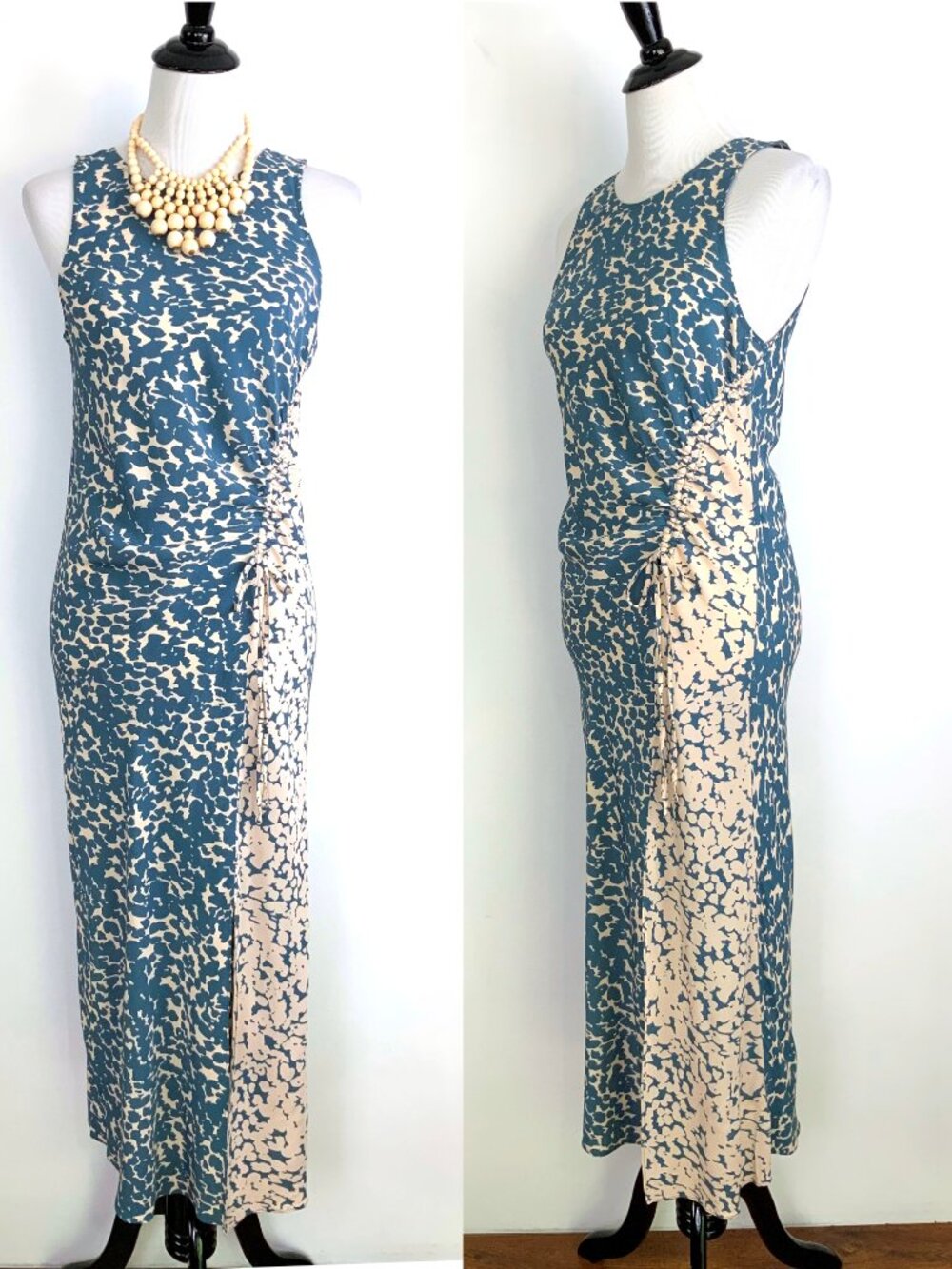 Rails Gabriella Midi Slip Style Dress Sz M - Picture 3 of 16